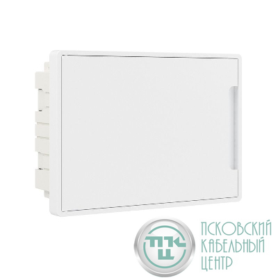 Щиток встраиваемый Фрейм (FRAME) ЩРв-п-12 12мод. с бел. дверцей с 2 шинами PEN на 6 и 8 отверст. бел. DKC F12B1WW