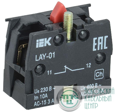 Блок контактный 1р для LAY5 KARAT IEK BDK11