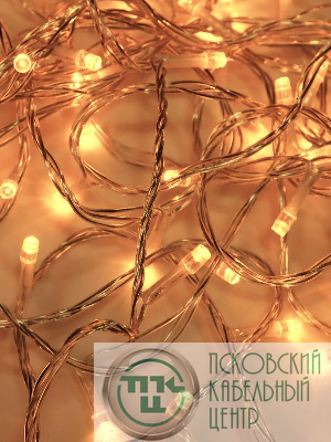 Гирлянда "Нить" 12м LD120-WW-E 120 тепл. бел. светодиодов соединяемая до 20шт уличная SHLights 4690601040503