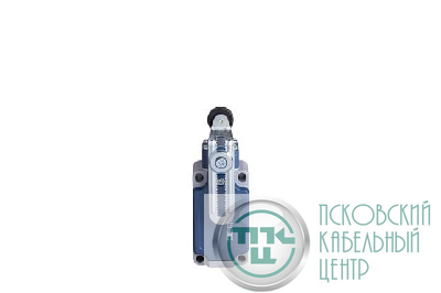 Выключатель концевой быстрого переключения угловой 2-направленный с пластмас. консолью роликом Ф18мм на регулируемом изогнутым рычаге(1НО+1НЗ) EMAS L52K13MEP124