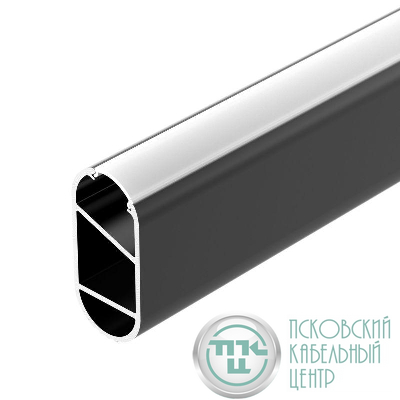 Профиль WARDROBE-1530-2000 ANOD BLACK L2000 алюм. Arlight 054942