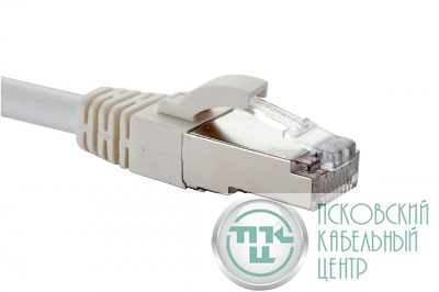 Патч-корд F/UTP LSZH кат.5E 7м бел. Eurolan 21D-F5-07WT
