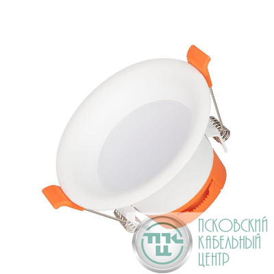 Светильник светодиодный MS-BLIZZARD-BUILT-R90-6W Day4000 WH 100 deg IP20 230В металл Arlight 035550