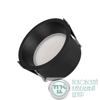 Светильник светодиодный MS-BREEZE-BUILT-R82-9W Day4000 BK 80 deg IP20 230В металл Arlight 035610