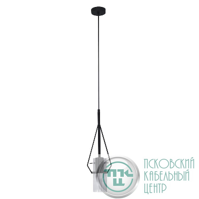 Светильник "Вираж" 211 (плафон 0016) НСБ 01-60-189 Е27 [ИМ] подвесной черн. Элетех 1005405276
