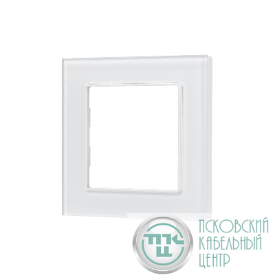 Рамка стеклянная FRM-GLARE-GS-1-WH Arlight 043786