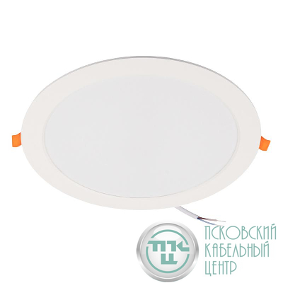Светильник светодиодный PLED DL7 24Вт 6500К IP54 2040лм WH встраив. бел. Pro JazzWay 5069121