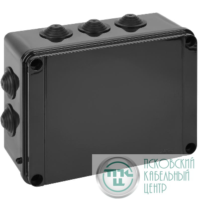 Коробка Тусо распаячная для ОП 300х220х120мм УХЛ1 IP67 черн. Ruvinil 67069Ч