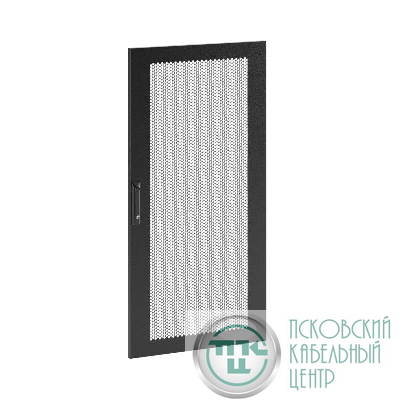 Дверь одностворчатая для IT-CQE 1400х600 перфорир. RAL9005 DKC RBITCPMS1460