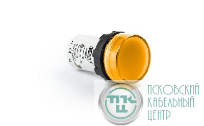 Арматура сигнальная моноблочная 24В желт. EMAS MBSD024S