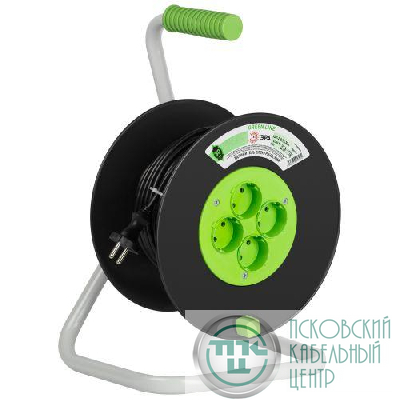 Удлинитель на пластик. катушке 4х30м без заземл. KAT-2x0.75-30m Greenline ПВС 2х0.75 Эра Б0065140