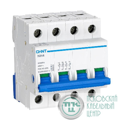 Выключатель нагрузки 4п 63А NH4 (R) CHINT 398047