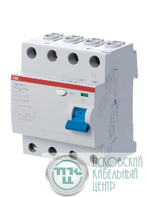 Выключатель дифференциального тока (УЗО) 4п 40А 300мА тип AC F204 ABB 2CSF204001R3400