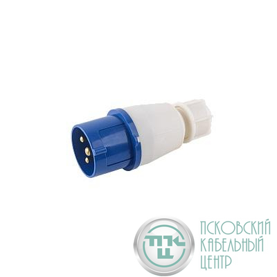 Вилка переносная PPC 013 2P+PE 16А 220В IP44 Pro JazzWay 5072251