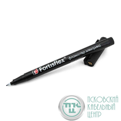Фломастер электрика маркировочный ФМ-0.75 черн. Fortisflex 83406