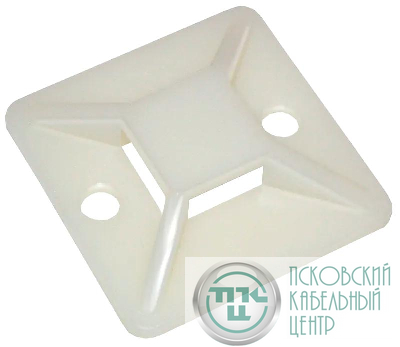 Площадка самоклеящаяся под хомуты PCP-SG 30х30-100WH PA6.6 бел. (уп.100шт) JazzWay 5055063