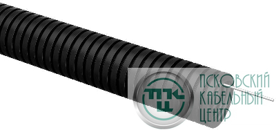 Труба гофрированная ПВХ d40мм с протяжкой черн. (уп.15м) ELASTA IEK ET-TG21-121-040-015-K02