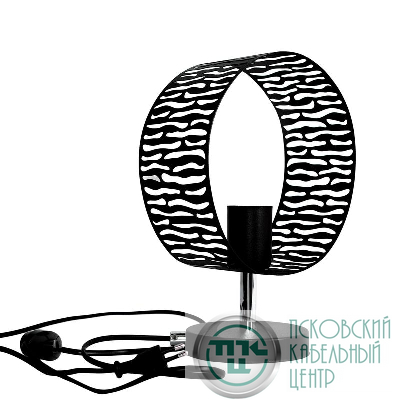 Светильник "Дакар" ННБ 63-60-020 (ИМ) настольный шнур черн. черн. муар Элетех 1005405058