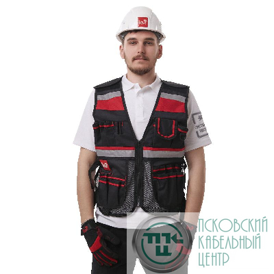 Жилет монтажника КМ-TOOLVESTBAG-23 универс. регулир. КМ LO43175