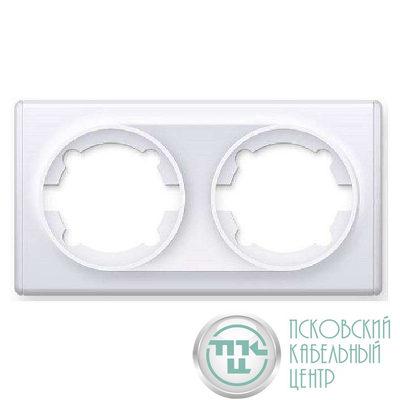 Рамка 2-м Florence бел. 1E52201300 OneKeyElectro 2172783