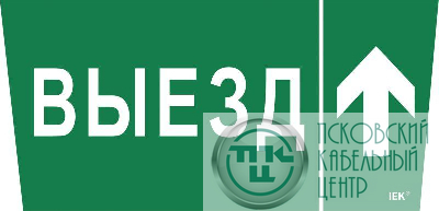 Этикетка самоклеящаяся "Выезд/стрелка вверх" ССА 5043 IEK LPC10-1-31-28-VZVV