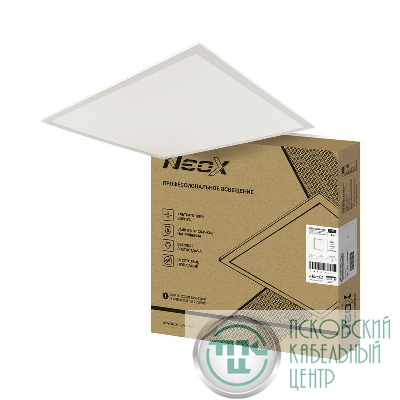 Светильник светодиодный ДВО-SLIM 5065 50Вт 6500К IP40 595х595х8.5мм без ЭПРА ультратонкая панель NEOX 4690612064444