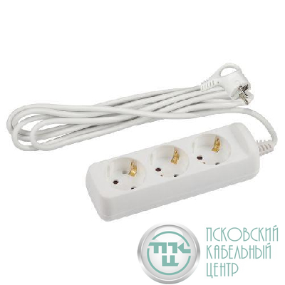 Удлинитель 3х5м с заземл. ПВС 3х1.5 16А U-3e-5m-3x1.5 Эра Б0044033