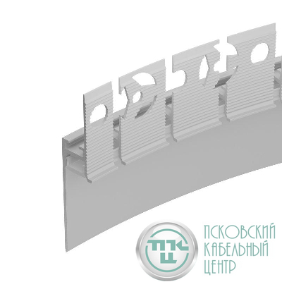 Профиль PLINTUS-FANTOM-BENT-H35-SIDE-2000 WHITE L2000 алюм. Arlight 043675(1)