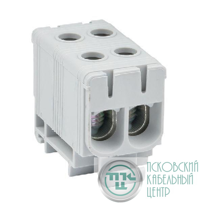 Клемма силовая вводная двойн. КСВ 16-50кв.мм сер. EKF plc-kvs2-16-50-grey