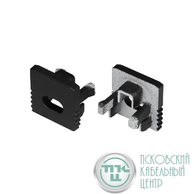 Заглушка SL-MINI-10 BLACK с отверстием пластик (комплект) Arlight 049415