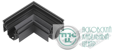 Коннектор угловой TRM-PC20-CC-B для шинопровода NOVA для натяжн. потолков TRM-PC20 черн. Эра Б0054793