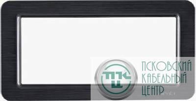 Рамка двойная для розетки LAVIN черн. ARVIA 21 25 4000 027