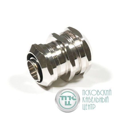Муфта соединительная труба-металлорукав МТР-ЛС-Т20-МР20 IP67 латунь ГОФРОМАТИК/ЗЭТАРУС zeta45555