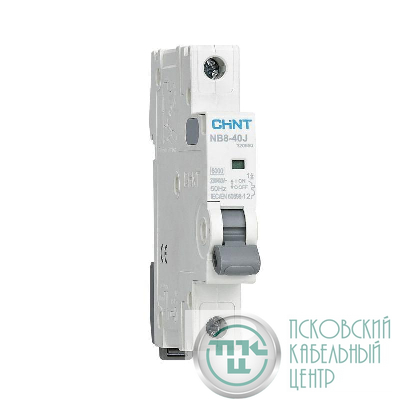Выключатель автоматический 1п 10А 6кА NB8-40J х-ка C (R) CHINT 320655