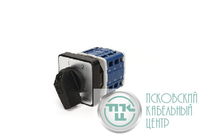 Переключатель полюсов реверс. трехфазный (1-2) 16А EMAS PSA016KD333S