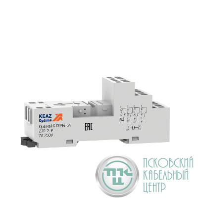 Розетка для реле OptiRel G RR94-54-230-7-P КЭАЗ 281169