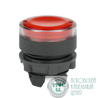 Головка кнопки OptiSignal D22 A5-PL-4 с подсветкой красн. пластик ZB5AW343 КЭАЗ 332307
