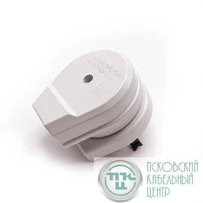 Разъем РШ-ВШ СП 32А 250В 2P+PE кругл. бел. TOKOV ELECTRIC TKL-OVSP-2P+PE-C01