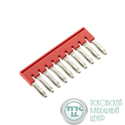 Перемычка вставная для клемм на 2.5кв.мм 10-и полюсная DKC SBF-10-5