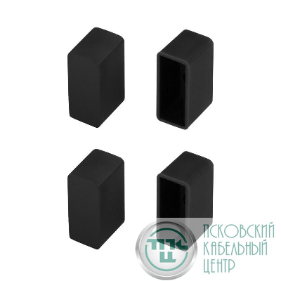 Заглушка WPH-FLEX-0616-SIDE BLACK глухая пластик (комплект) Arlight 045881