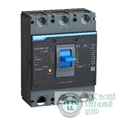 Выключатель автоматический 3п 1250А 70кА NXM-1600H регулир. (R) CHINT 844312