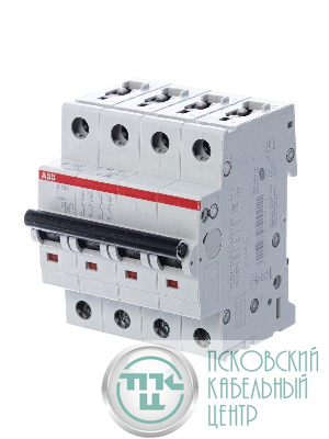 Выключатель автоматический модульный 4п C 25А 6кА S204 C25 ABB 2CDS254001R0254