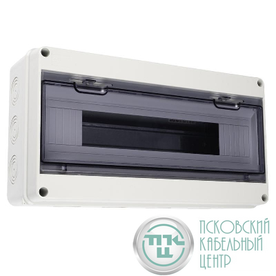 Бокс модульный накладной PDB/W 4018 GR (ЩРН-ПГ-18) IP65 пластик. Pro JazzWay 5072121