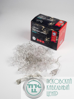 Гирлянда Бахрома "Арка" ICLD136W-C-SF 136LED 2.5х1.2м 8режимов IP20 бел. SHLights 4690601054272