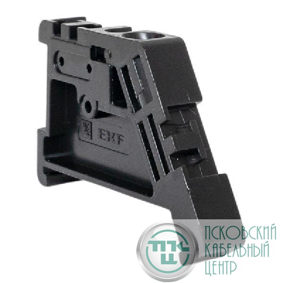 Ограничитель на DIN-рейку 1 винт EW пластик. EKF ahdw-ew
