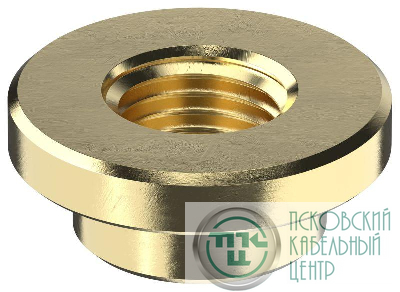 Гайка стальная круглая М6 IEK YIS40D-GS-06