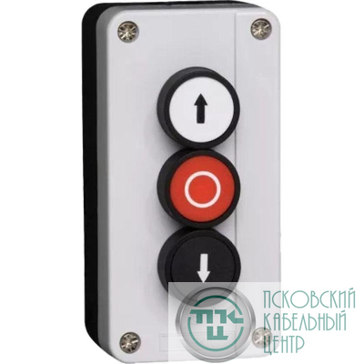 Пост кнопочный NP2-B324 1НО+1НО+1НЗ (R) CHINT 573947