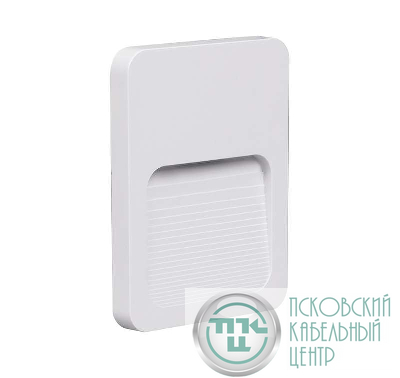 Светильник светодиодный PST/W S120090 2Вт 4000К IP44 накладной для подсветки стен и ступеней White Pro+ JazzWay 5005570