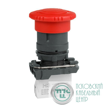 Кнопка аварийного останова OptiSignal D22 C5-ESTR-11 пластик 1НО+1НЗ возврат поворотом XB5AS8445 КЭАЗ 332193