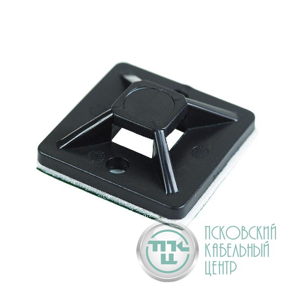 Площадка самоклеящаяся 20х20мм черн. (уп.10шт) Rexant 07-2021-10
